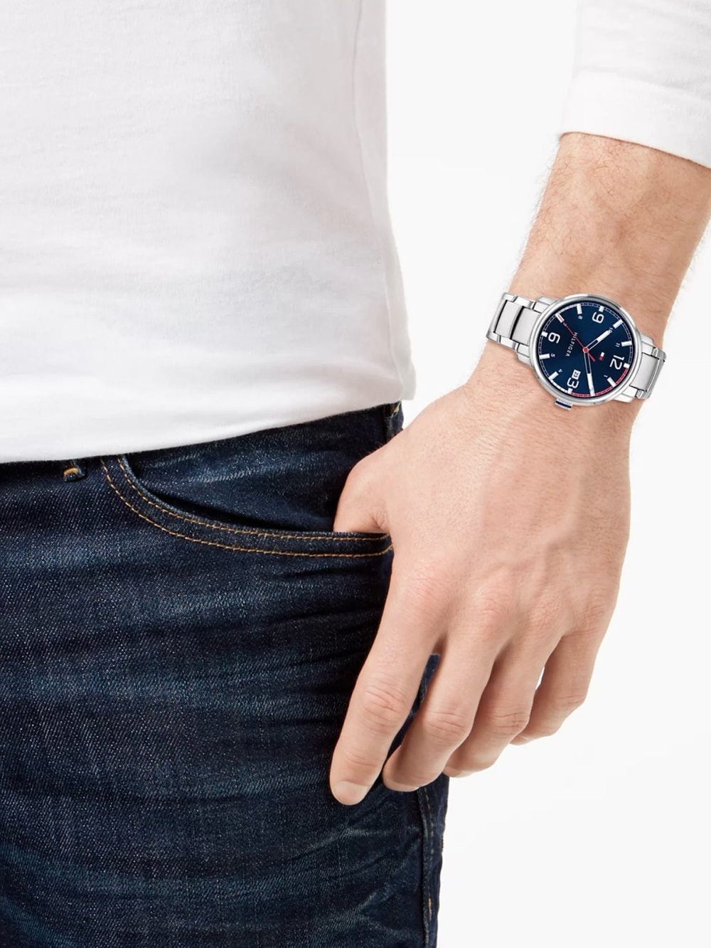 Tommy Hilfiger Stainless Steel Bracelet Watch 44mm - Picture 11 of 11
